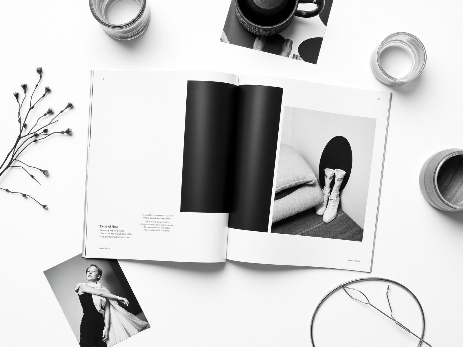 Editorial brand layout
